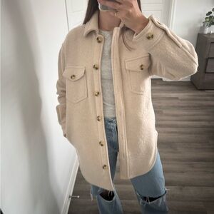 Aritzia Wilfred Ganna shirt jacket